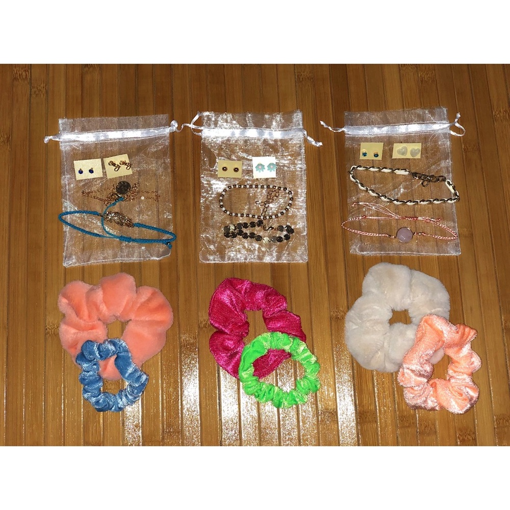 Scrunchie and Jewelry Bundle